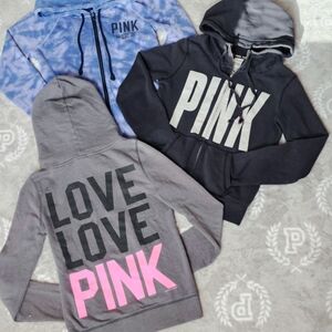 PINK Victoria's Secret Full Zip Jacket Set , Lot , Bundle